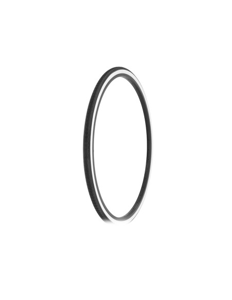 Tire 27 x 1 1/4 Black/White Side Wall HF-112.